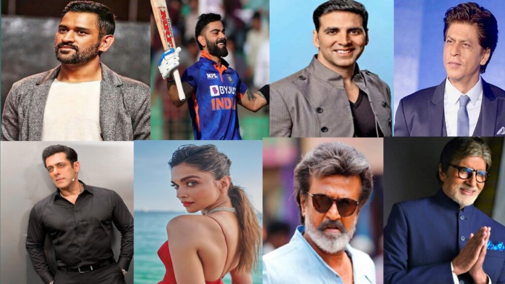 Most Famous Indian Celebrities